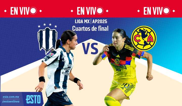 Rayadas vs América: Sigue en vivo el partido de ida de cuartos de final del Apertura 2025