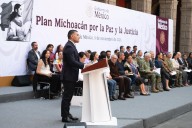 Plan Michoacán consta de 12 ejes y recursos por $57 mil millones: Sheinbaum