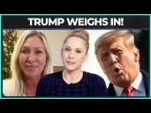 Trump's WACKY Response To MTG's Announced Resignation