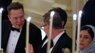 Elon Musk, Jeff Bezos spotted at White House dinner for Saudi crown prince