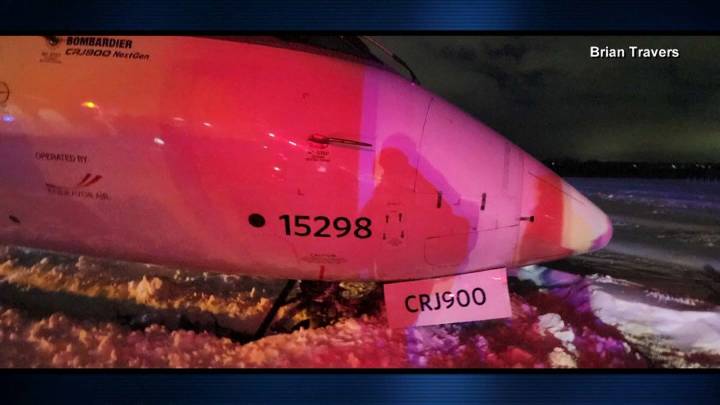 Des Moines, Iowa, airport reopens after plane skids off icy runway