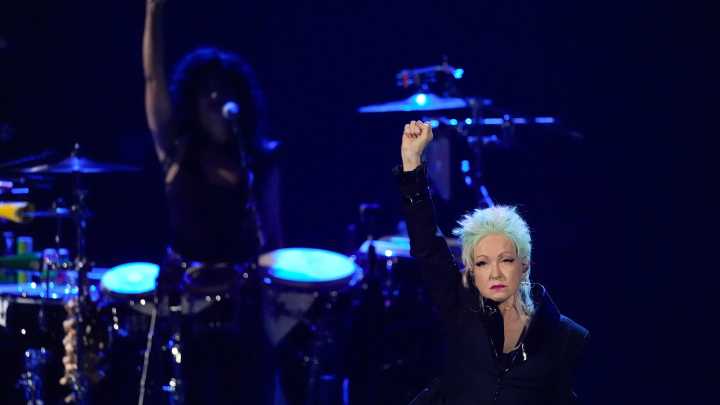 Cyndi Lauper calls for courage, Salt-N-Pepa sing 'Push It' at Rock Hall