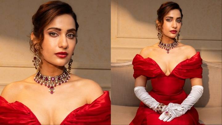 Kusha Kapila Channels Old-Hollywood Glamour In A Bold Red Statement