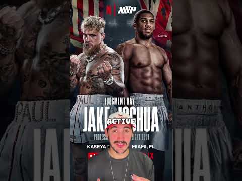 Jake Paul will enter the ring against Anthony Joshua in a professional bout! 🔥🥊