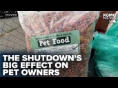 Government shutdown impacts pet owners as demand surges at pet pantries