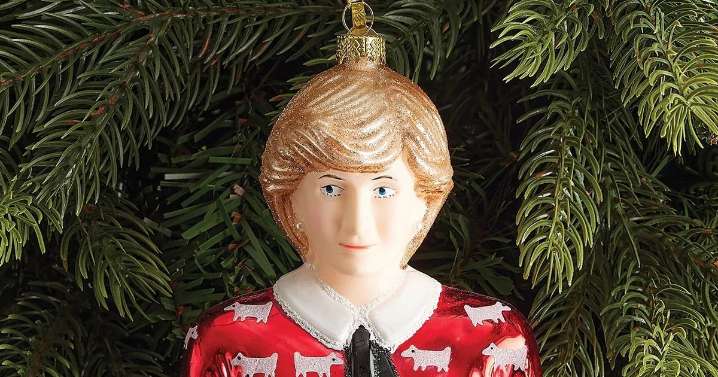 Selfridges' £40 Princess Diana Christmas bauble ridiculed for resembling Clare Balding