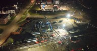 New £18m train station near Glasgow takes shape as drone captures unique view