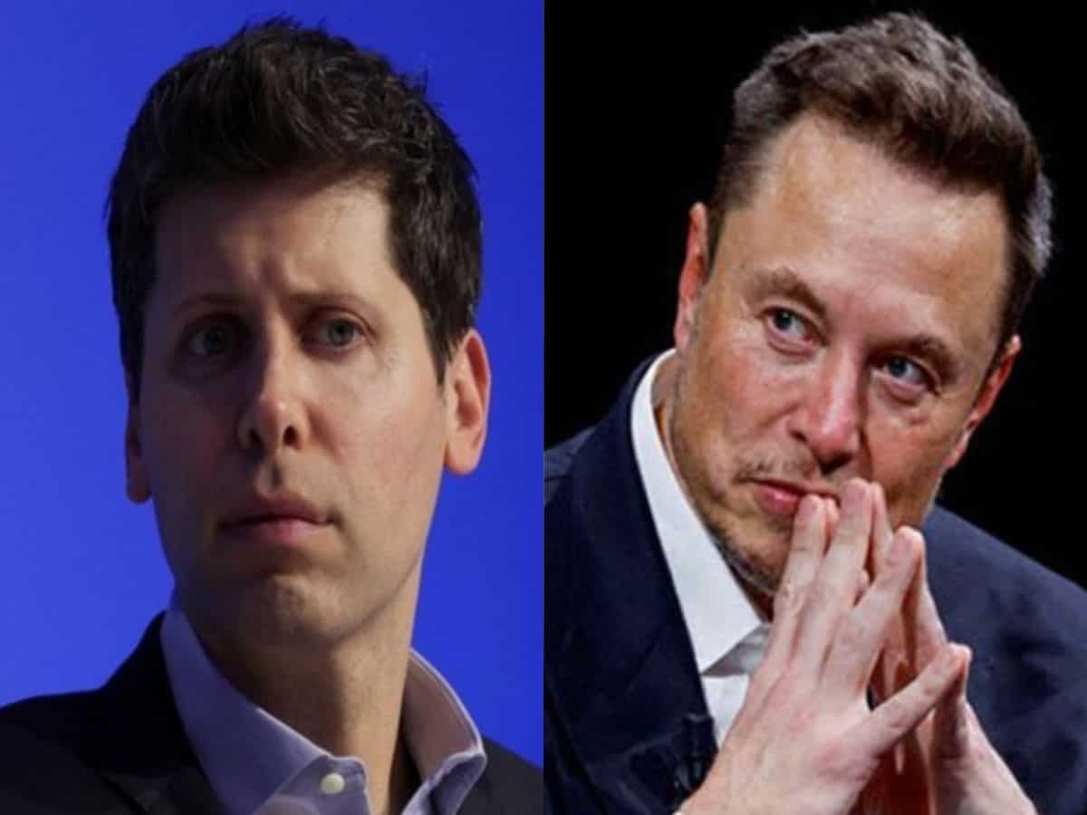 Elon Musk and Sam Altman clash over Tesla car delay