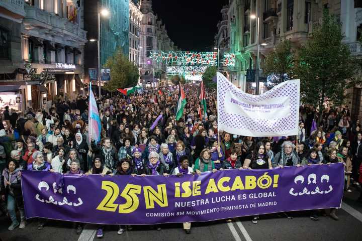 Cortes de tráfico hoy en Madrid: horarios y calles afectadas por la manifestación del 25N