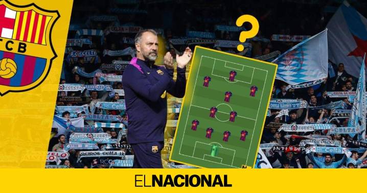 La alineación de Hansi Flick para el Celta - Barça: un retorno esperado y un castigo severo