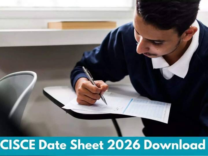 CISCE date sheet 2026 announced for ICSE Class 10 and ISC Class 12 exams: Check full subject