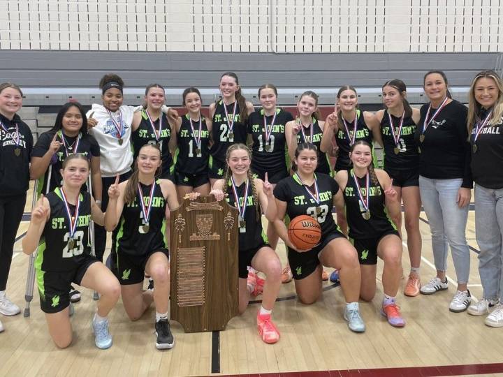 SJC utterly dominant in claiming CWOSSA junior girls hoops title