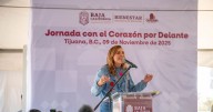 Destaca gobernadora avances en bienestar e infraestructura