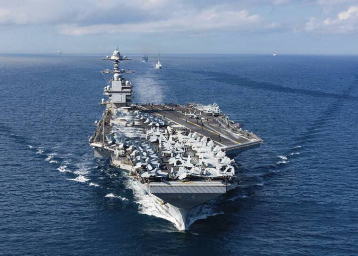 U.S. supercarrier to reach Caribbean next week amid military buildup