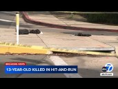 13-year-old boy killed in crash; hit-and-run driver in custody for DUI, murder