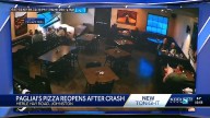 Johnston pizza restaurant reopens after truck crashes into building