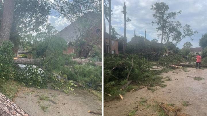 Fuerte tornado destruye unas 100 casas en Houston – Telemundo Area de la Bahía 48