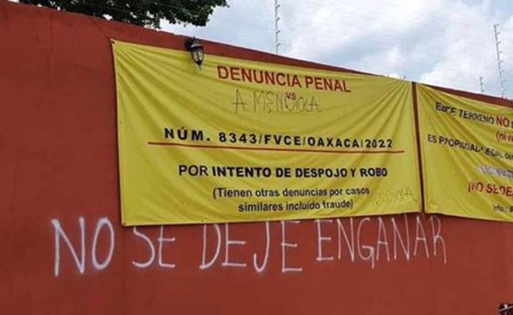 Fiscalía de Oaxaca a iniciado mil 600 carpetas de investigación por despojo de inmuebles, reporta el fiscal Bernardo Rodríguez