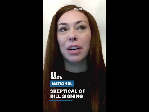 Epstein survivor remains skeptical after Trump signs bill