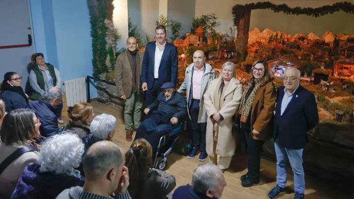 Inaugurado el belén de Begonte, un símbolo de la Navidad en Galicia
