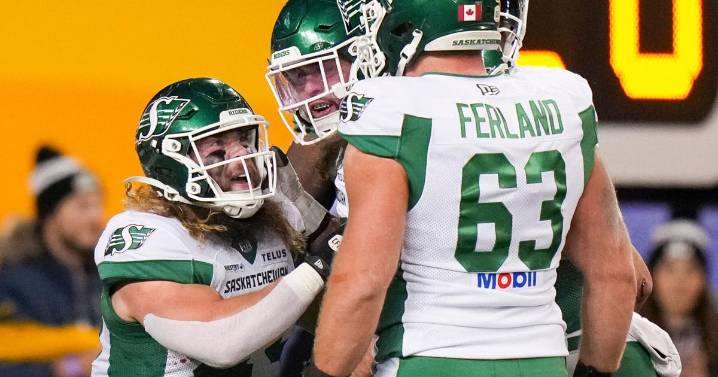 Roughriders force late fumble at goal line, beat Alouettes 25