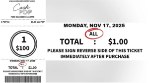More than 200 CASH POP lottery tickets misprinted, refunds available