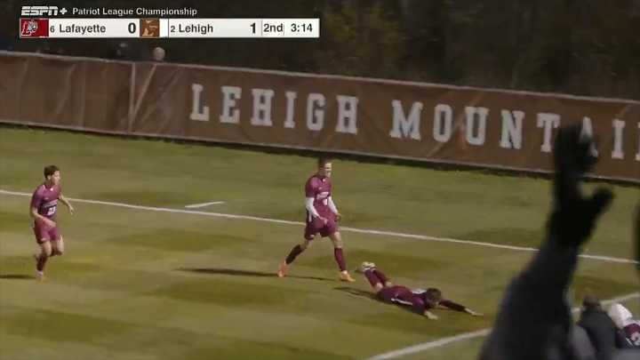 Lafayette men’s soccer tops rival Lehigh for Patriot League title with help of viral goal