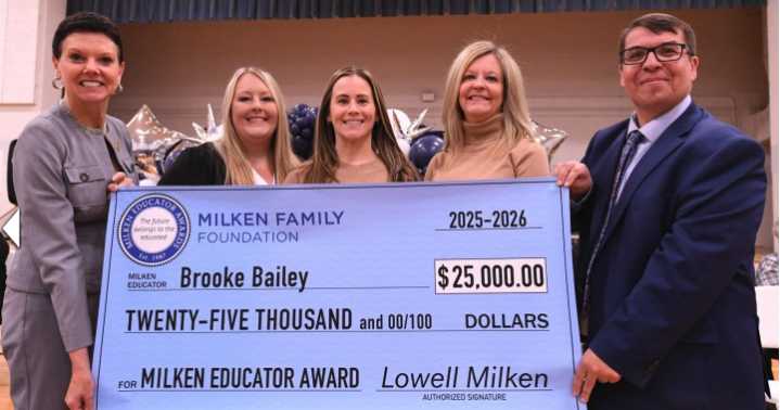 Wyoming County teacher awarded $25,000 Milken Educator Award