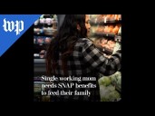 Single working mom needs SNAP benefits to feed their family