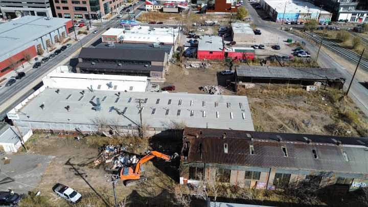Koelbel demolishing warehouses along Brighton in RiNo with next step unclear
