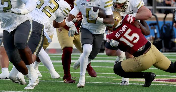 Photos: Georgia Tech narrowly escapes upset at Boston College