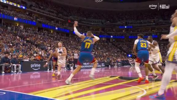 Nuggets dominate Warriors without Stephen Curry 129