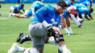 Christian Mahogany injury update: Latest news on Lions guard's status in Week 9 game