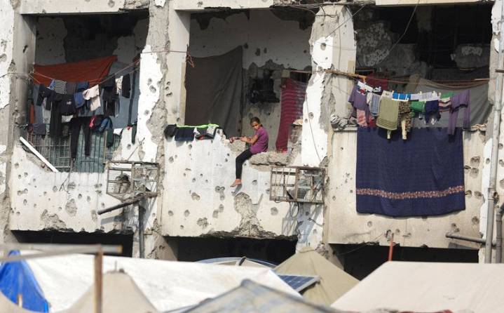Gaza storms bring flooding, sewage and misery in tent camps