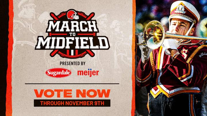Vote for a Cleveland area high school to perform at halftime of Browns vs. Titans