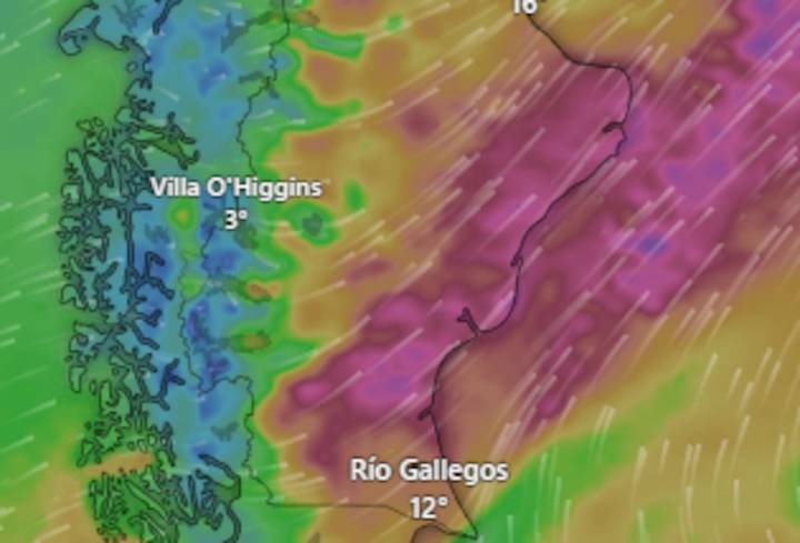 En seis provincias. Emiten alerta naranja y amarilla por vientos y lluvias para este martes