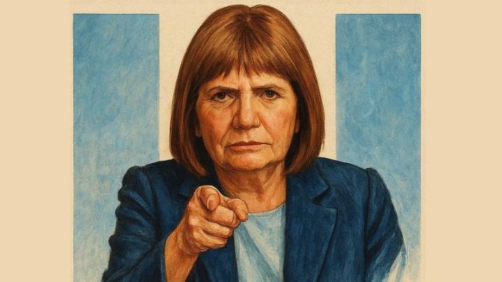 Bullrich se hace meme antes de ir al Senado a pelearse con el tándem Villarruel