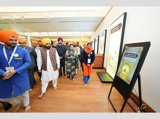Punjab CM Mann dedicates special exhibition gallery at Virasat-E-Khalsa, illuminating the life and martyrdom of Sri Guru Tegh Bahadur Ji Photo Source: Babushahi Bureau [ FULL VIEW ]