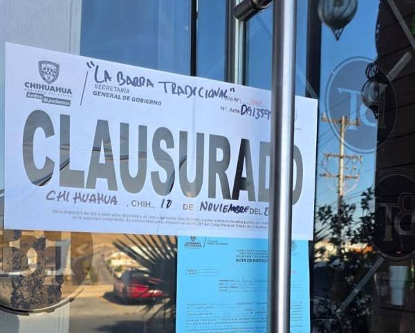 Clausurados dos negocios en la ciudad