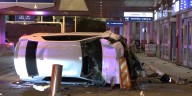 Man accused of fleeing at over 120mph, crashing outside Sky Harbor terminal