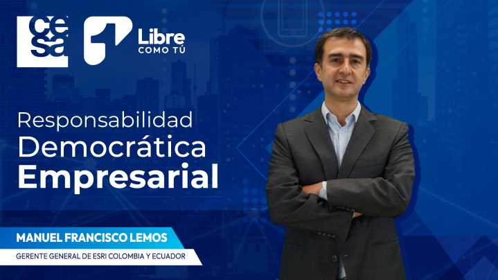 “Enseñar es parte de un mejor conocimiento”: Manuel Francisco Lemos, gerente de ESRI