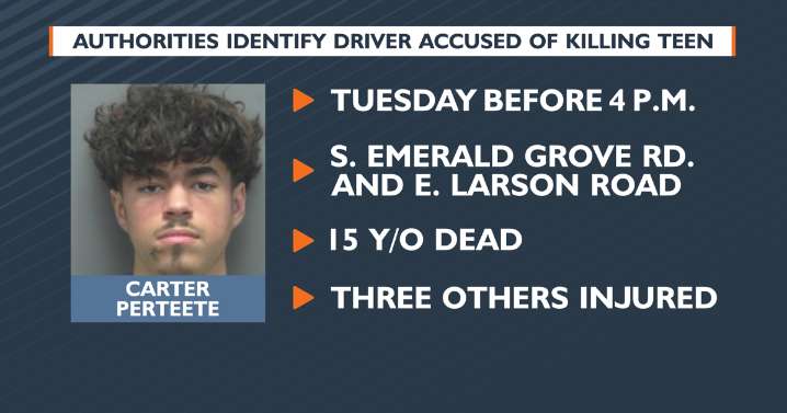 Authorities identify driver accused of killing teen in Rock Co. rollover crash