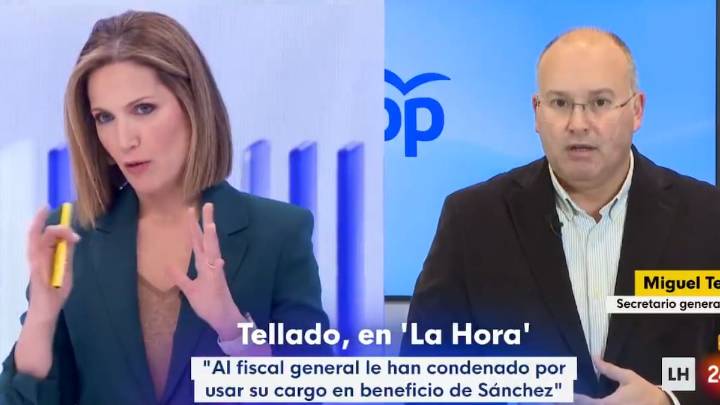 Tenso enganchón en directo entre Tellado e Intxaurrondo: "Entiendo que es un día difícil en TVE"