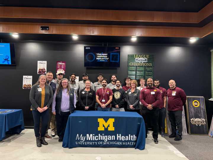 Axe throwing event raises funds for men’s health in Mt. Pleasant