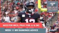 NICE for Nico Collins, but WORRY for Justin Jefferson, DK Metcalf? WEEK 11 fantasy football WR RANKINGS