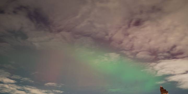 Northern Lights Appear Over Upper West Side: Photos