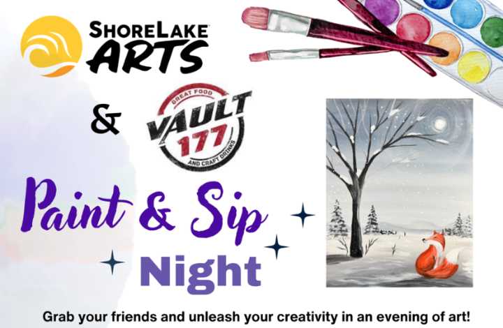 Sip & Paint November 16, 2025 at Vault 177