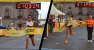 José Luis Santana y Natali Mendoza dominan el 21K Nuevo León