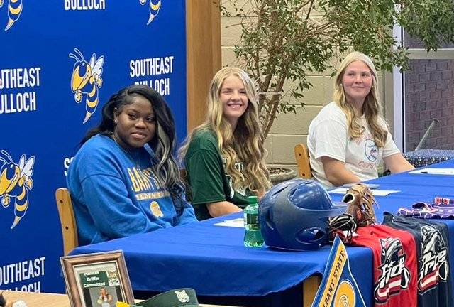 Southeast Bulloch High softball players earn scholarships