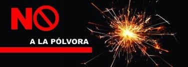 No al uso de pólvora